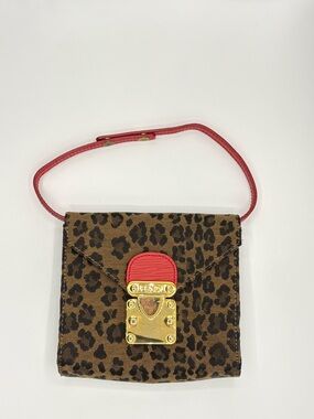 Fendi Leopard Clutch or Belt or Hand Bag